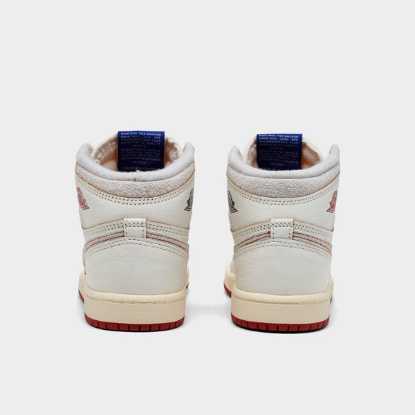 [FD2597-100] PRESCHOOL AIR JORDAN RETRO 1 HIGH OG 'RARE AIR SAIL CINNABAR'