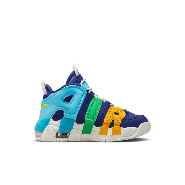 [FJ0694-455] Preschool Nike AIR MORE UPTEMPO PS 'KALEIDOSCOPE