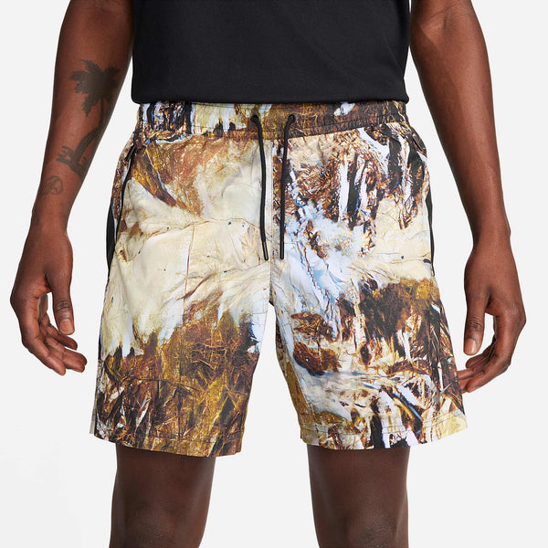 [FJ3011-010] MENS NIKE X NOCTA RUNNING CAMO SHORTS 'MULTICOLOR'