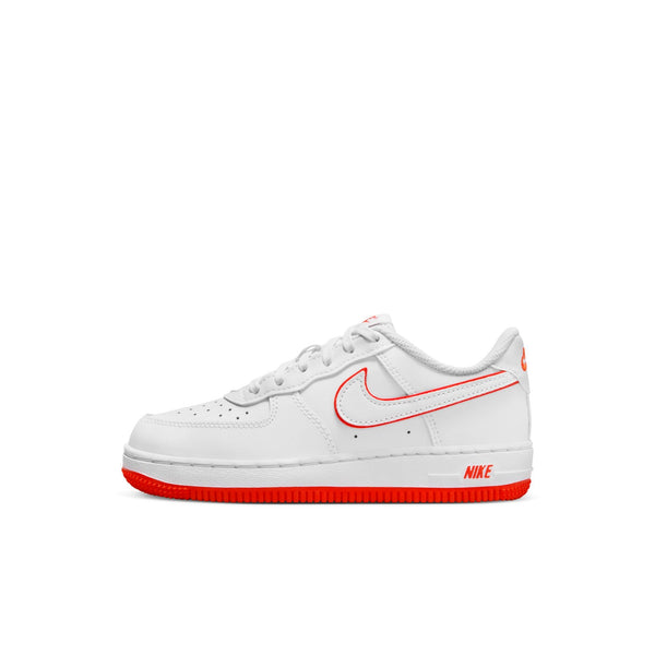 [FJ3484-101] Preschool Nike AIR FORCE 1 LOW 'WHITE PICANTE RED (PS)'