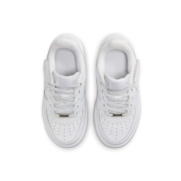 [FN0237-111] PRESCHOOL NIKE AIR FORCE 1 LOW EASYON 'TRIPLE WHITE' (PS)