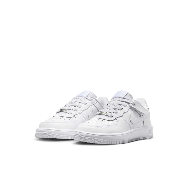 [FN0237-111] PRESCHOOL NIKE AIR FORCE 1 LOW EASYON 'TRIPLE WHITE' (PS)