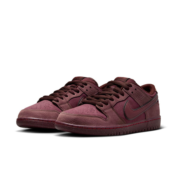 [FN0619-600] Mens Nike DUNK LOW PREMIUM SB 'CITY OF LOVE COLLECTION - BURGUNDY CRUSH'
