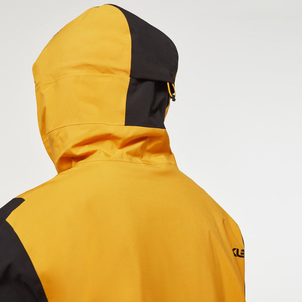 [FOA403652-9MB] MENS OAKLEY TNP TBT INSULATED ANORAK - AMBER YELLOW/BLACKOUT