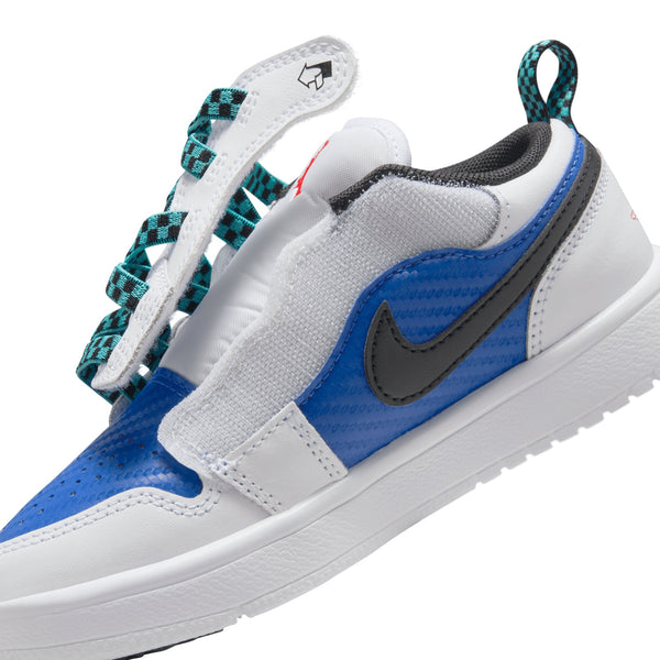 [FQ8708-100] PRESCHOOL AIR JORDAN RETRO 1 LOW ALT SE 'WHITE HYPER ROYAL'