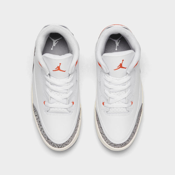 [FQ9174-121] PRESCHOOL AIR JORDAN RETRO 3 PS 'GEORGIA PEACH'