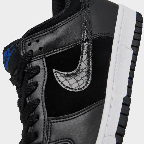 [FV7472-001] GRADE SCHOOL NIKE DUNK LOW SE (GS) 'BLACK CROC'