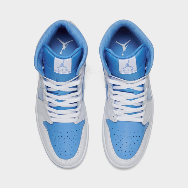 [FZ2142-114] MENS AIR JORDAN RETRO 1 MID 'LEGEND BLUE'