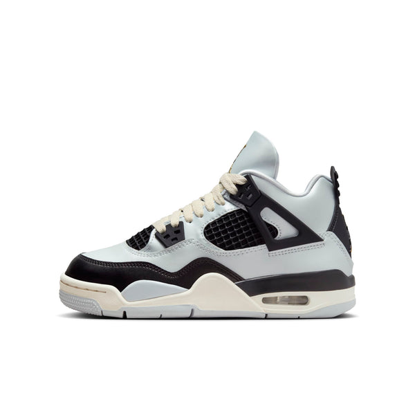 [FZ8585-070] GRADE SCHOOL AIR JORDAN RETRO 4 'PLATINUM GOLD'