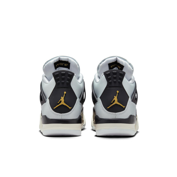 [FZ8585-070] GRADE SCHOOL AIR JORDAN RETRO 4 'PLATINUM GOLD'
