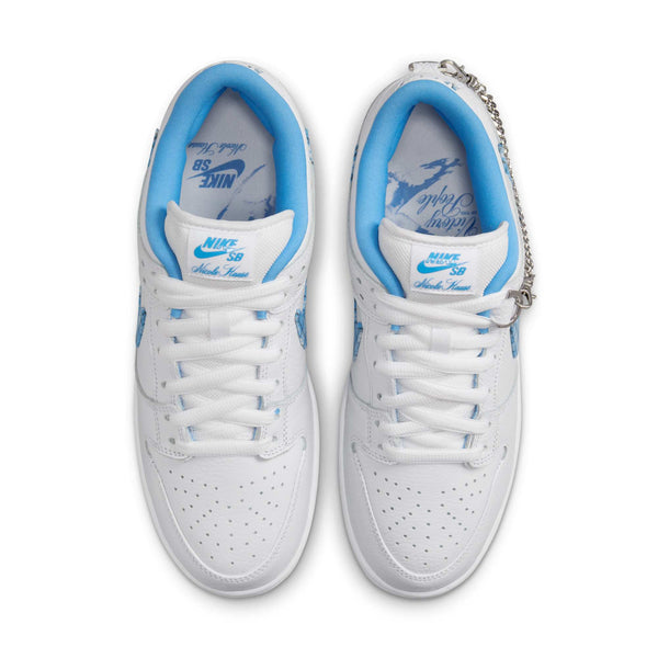 [FZ8802-100] Mens Nike NICOLE HAUSE X DUNK LOW PRO SB 'WHITE UNIVERSITY BLUE'