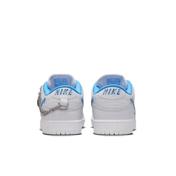 [FZ8802-100] Mens Nike NICOLE HAUSE X DUNK LOW PRO SB 'WHITE UNIVERSITY BLUE'