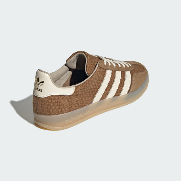 [JR8851] MENS ADIDAS GAZELLE INDOOR 'BROWN DESERT WONDER WHITE'