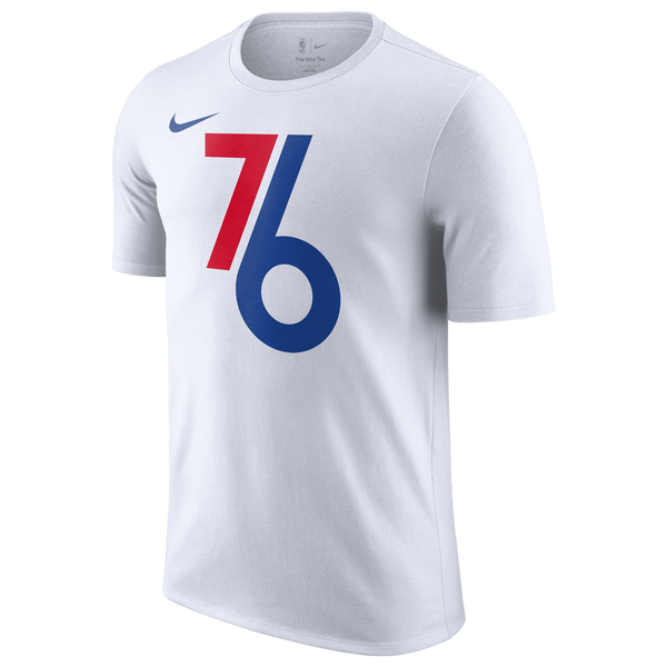 [HJ2588-100] MENS NIKE NBA 76ERS ESSENTIAL CITY EDITION SHORT SLEEVE LOGO T-SHIRT
