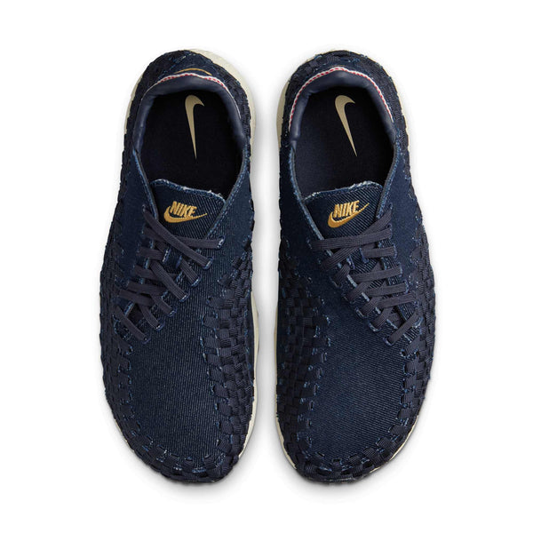 [HF1759-400] WOMENS NIKE AIR FOOTSCAPE WOVEN 'RAW DENIM OBSIDIAN'