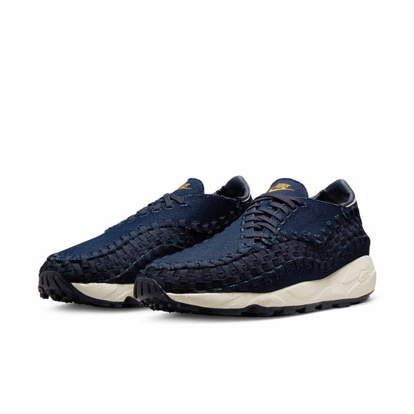 [HF1759-400] WOMENS NIKE AIR FOOTSCAPE WOVEN 'RAW DENIM OBSIDIAN'