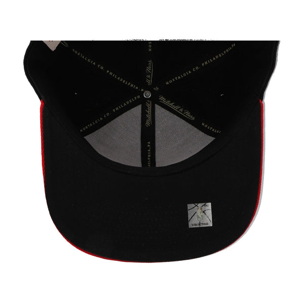 MENS MITCHELL & NESS NBA 8 BIT XL SNAPBACK ROCKETS - BLACK