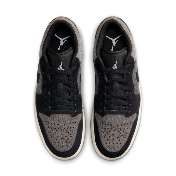 [HJ4360-001] Mens Air Jordan RETRO 1 LOW SE 'BLACK DENIM'