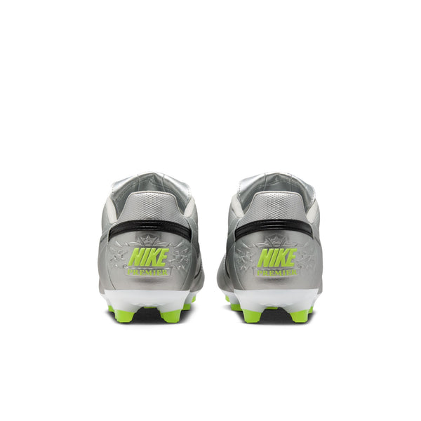 [HM0265-004] MENS NIKE THE PREMIER III U FG 'METALLIC SILVER VOLT'