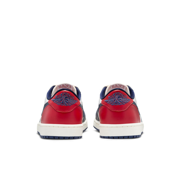 [HQ2993-100] MENS AIR JORDAN RETRO 1 LOW 'GYM RED & MIDNIGHT NAVY'