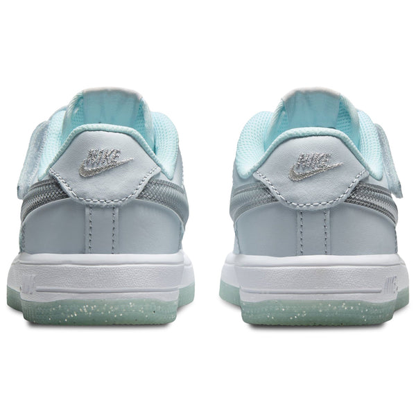 [HQ3251-043] PRESCHOOL NIKE AIR FORCE 1 LOW EASYON 'PURE PLATINUM GLACIER BLUE'