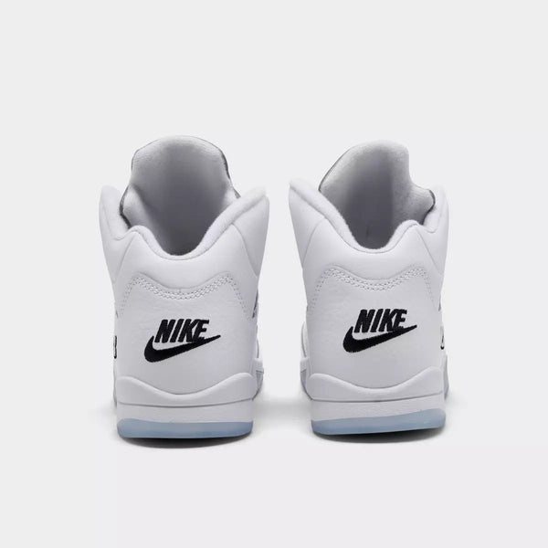 [HQ7979-103] PRESCHOOL AIR JORDAN RETRO 5 'WHITE METALLIC (2026)'