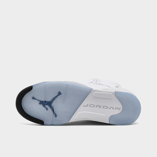 [HQ7980-103] GRADE SCHOOL AIR JORDAN RETRO 5 'WHITE METALLIC (2026)'