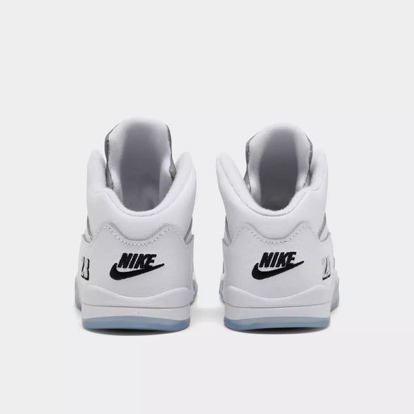 [HQ7981-103] TODDLERS AIR JORDAN RETRO 5 'WHITE METALLIC (2026)'