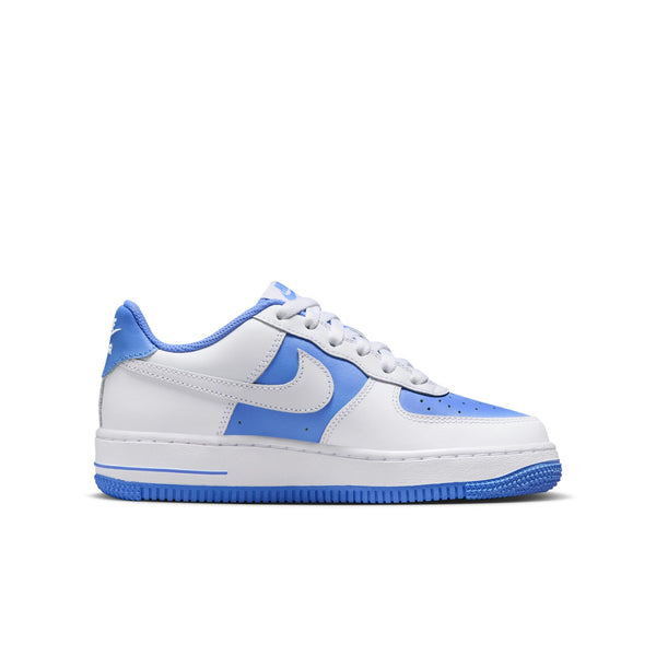 [HV0936-100] GRADE SCHOOL NIKE AIR FORCE 1 LOW 'WHITE LIGHT BLUE' (GS)
