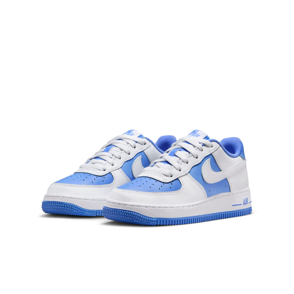 [HV0936-100] GRADE SCHOOL NIKE AIR FORCE 1 LOW 'WHITE LIGHT BLUE' (GS)