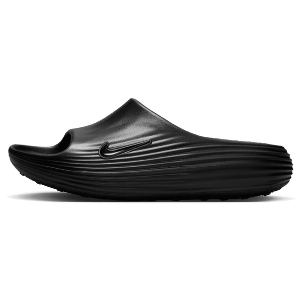 [HV4484-001] WOMENS NIKE REACTX REJUVEN8 SLIDE 'TRIPLE BLACK'