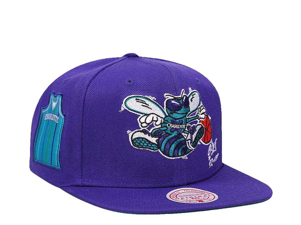 Mens MITCHELL & NESS NBA JERSEY LOVE SNAPBACK HWC HORNETS