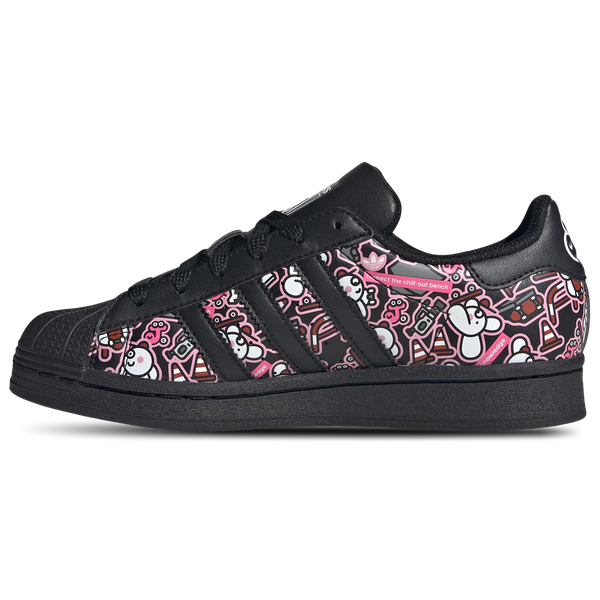 [IE0252] YOUTH ADIDAS SUPERSTAR 'JAMES JARVIS CORE BLACK CLOUD WHITE'