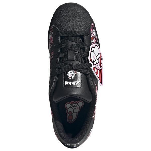 [IE0252] YOUTH ADIDAS SUPERSTAR 'JAMES JARVIS CORE BLACK CLOUD WHITE'