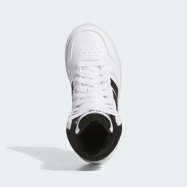 [IG3715] YOUTH ADIDAS HOOPS MID 'CLOUD WHITE CORE BLACK (GS)'