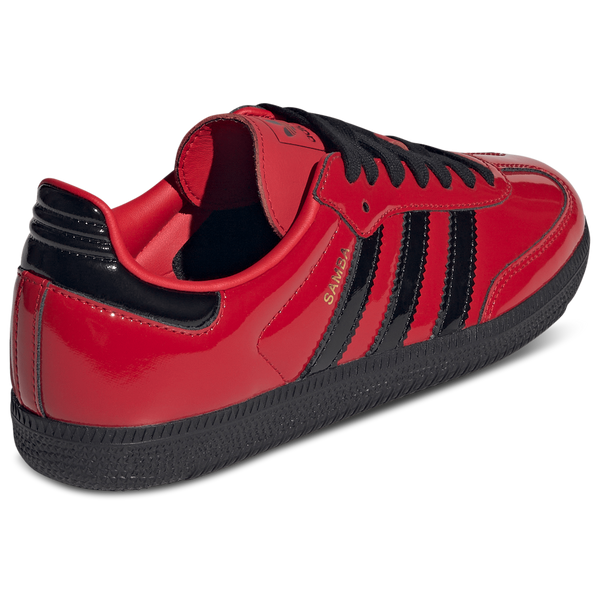 [IH3989] WOMENS ADIDAS SAMBA OG 'BETTER SCARLET BLACK PATENT'