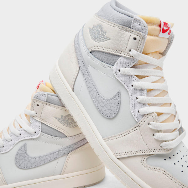 [IH4363-100] MENS AIR JORDAN RETRO 1 HIGH OG 'SAIL UNIVERSITY RED'