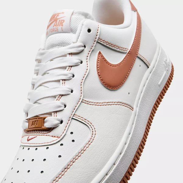 [IQ9428-133] WOMENS NIKE AIR FORCE 1 '07 'SAIL ROSE GOLD'