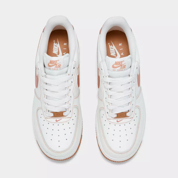 [IQ9428-133] WOMENS NIKE AIR FORCE 1 '07 'SAIL ROSE GOLD'