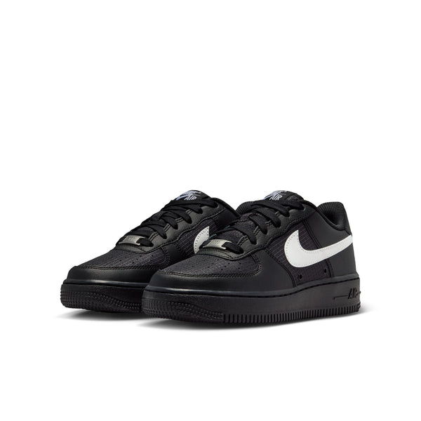 [IR3992-001] GRADE SCHOOL NIKE AIR FORCE 1 LOW TECH 'BLACK'