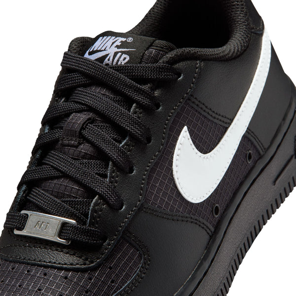 [IR3992-001] GRADE SCHOOL NIKE AIR FORCE 1 LOW TECH 'BLACK'
