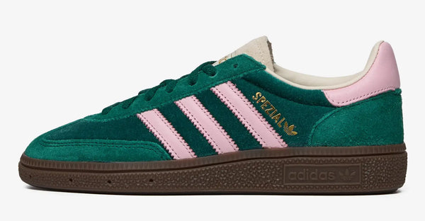 [JI2648] WOMENS ADIDAS HANDBALL SPEZIAL 'GREEN PINK VELVET'