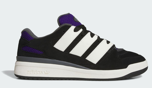 [JI3278] MENS ADIDAS FORUM2000 'BLACK WHITE COLLEGIATE PURPLE GUM'