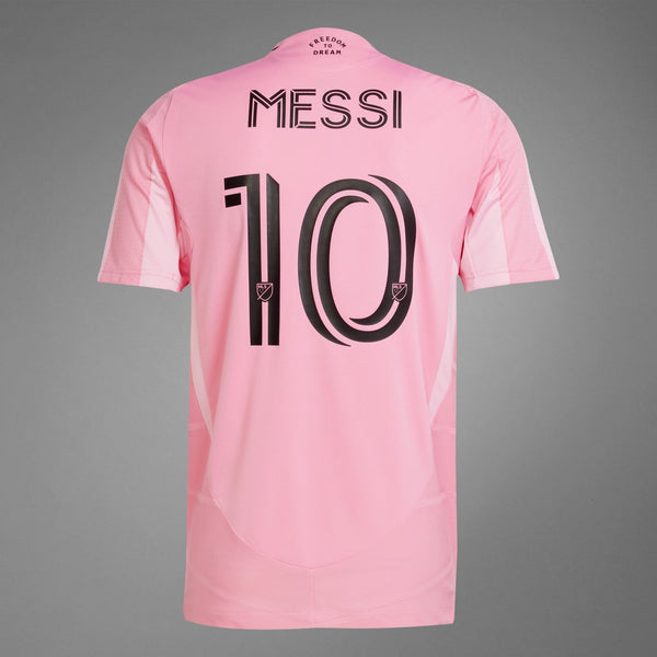[JI6818] MENS ADIDAS INTER MIAMI CF 25/26 MESSI HOME AUTHENTIC JERSEY - PINK