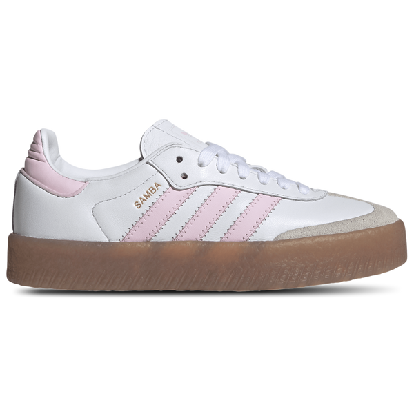 [JQ1237] YOUTH ADIDAS SAMBAE 'CLOUD WHITE CLEAR PINK GOLD METALLIC'