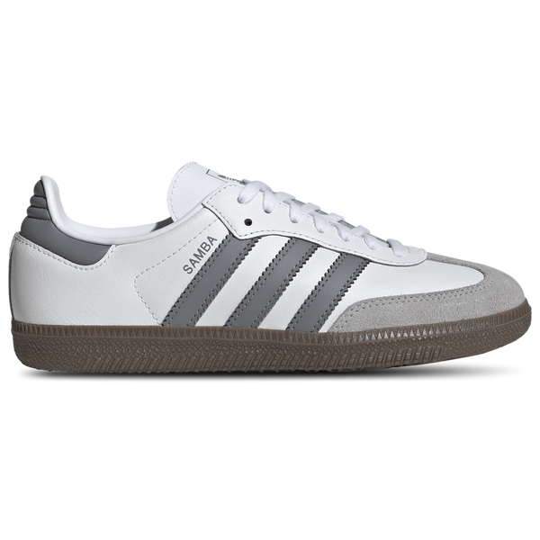 [JQ2844] YOUTH ADIDAS SAMBA OG 'CLOUD WHITE GREY GUM (GS)'