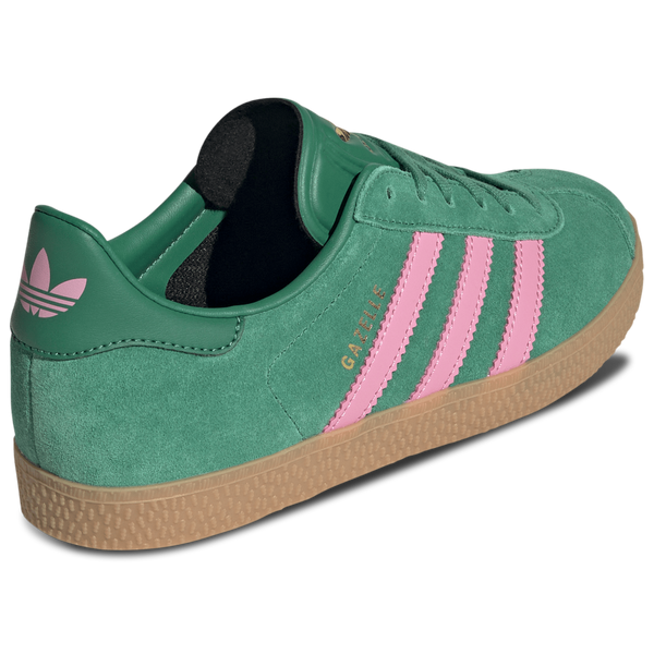 [JQ5534] YOUTH ADIDAS GAZELLE BOLD 'GREEN PINK'