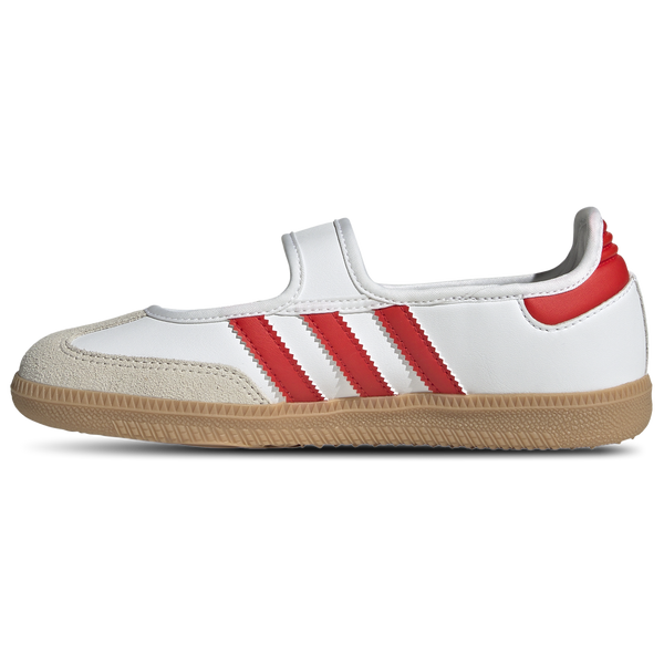 [JR7435] YOUTH ADIDAS ORIGINALS SAMBA JANE 'WHITE RED GUM'