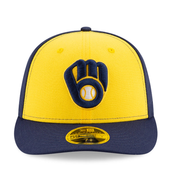 [70538710] Mens New Era MLB Low Profile Authentic 59Fifty - Milwaukee Brewers