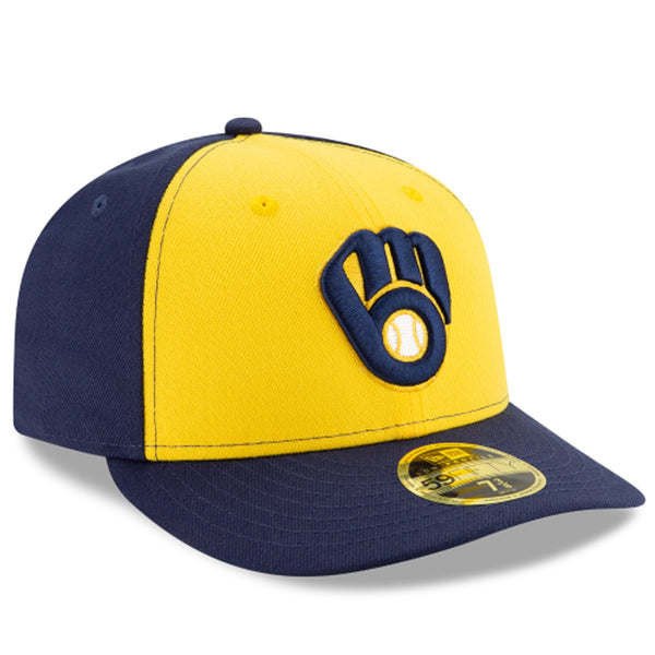 [70538710] Mens New Era MLB Low Profile Authentic 59Fifty - Milwaukee Brewers